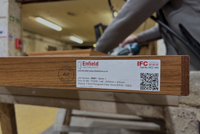 Doors Rabel Enfield Speciality Doors ensures Golden Thread compliance with new fire ...